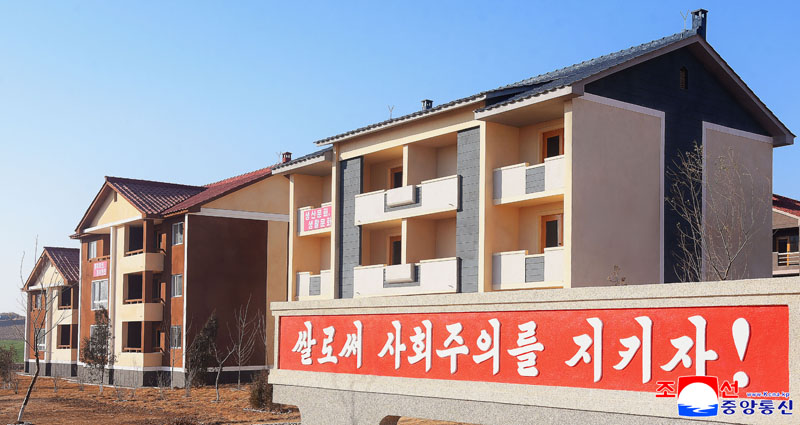 New houses built in North Phyongan Province 