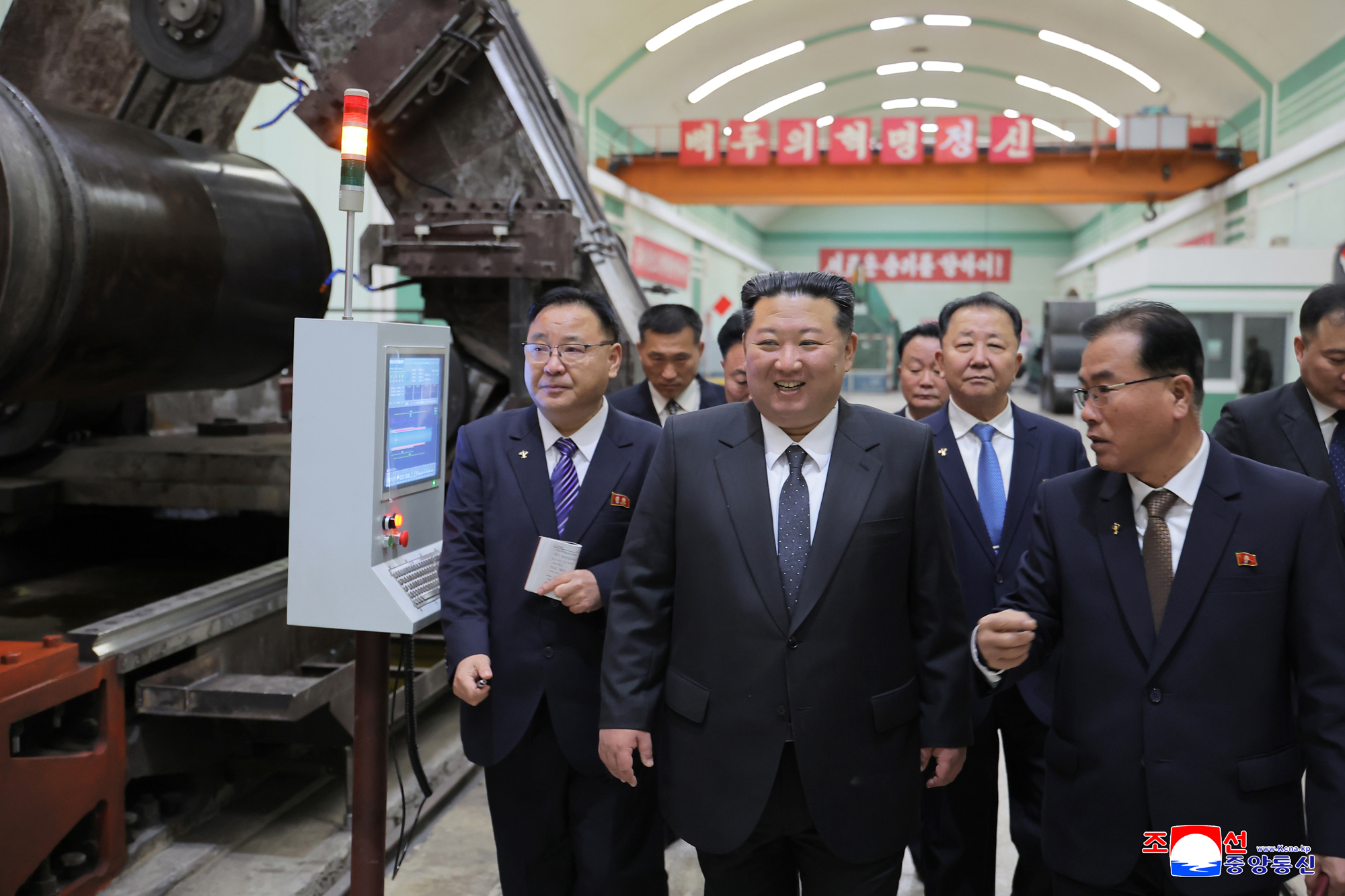 Respected Comrade Kim Jong Un gives field guidance at major munitions industry enterprises