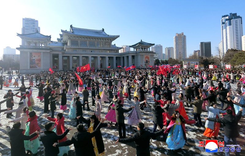 Dance parties of youth and students held to celebrate anniversary of Marshal Kim Jong Un’s assumption of supreme commandership of DPRK armed forces   