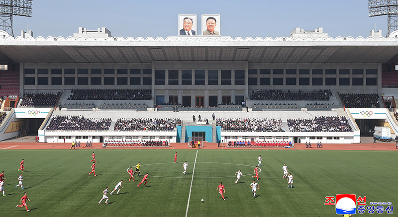 Football game played on April holiday