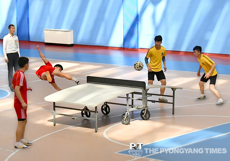 Teqball competition held as part of national sports festival