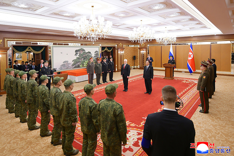 Russian state commendations conferred on officers and soldiers of overseas operations unit of KPA