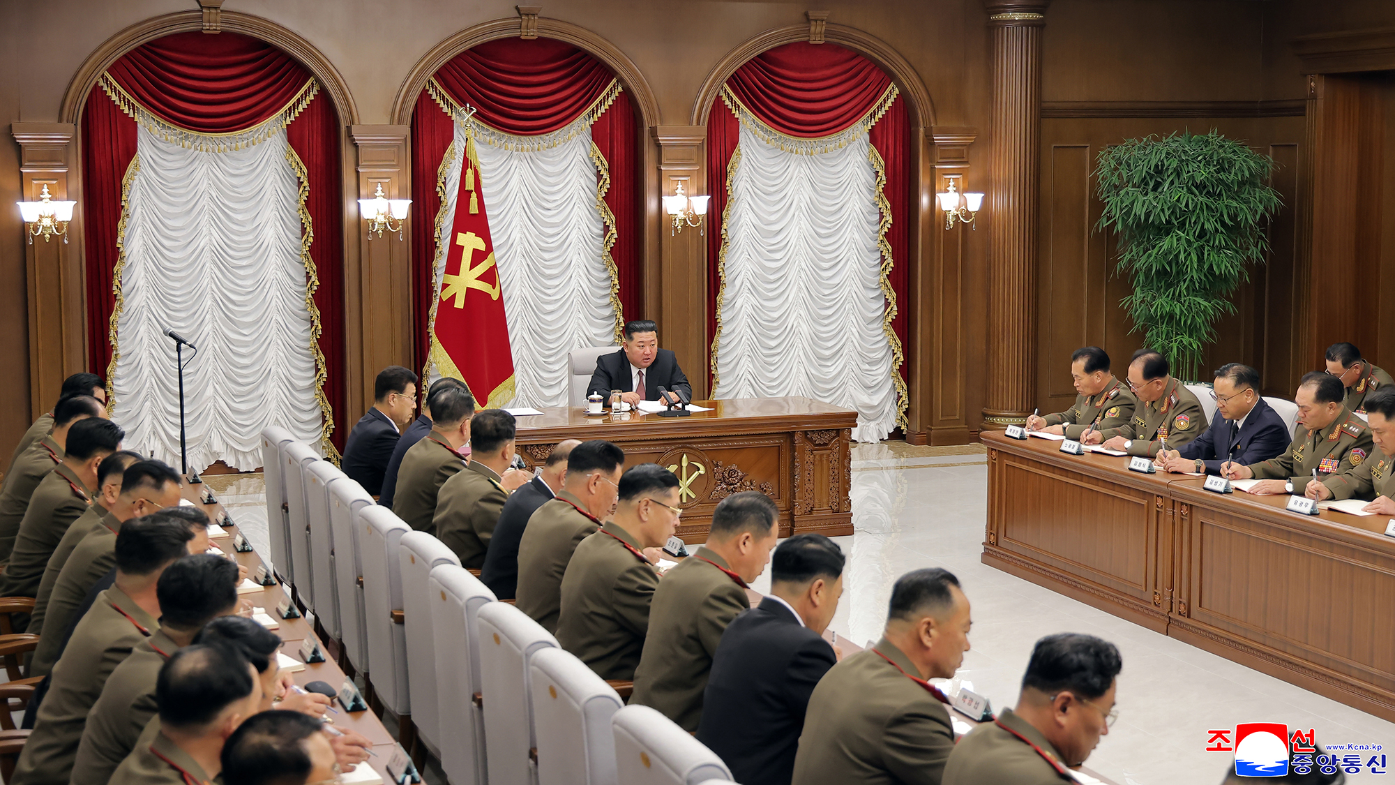 First Enlarged Meeting of Ninth WPK Central Military Commission held
