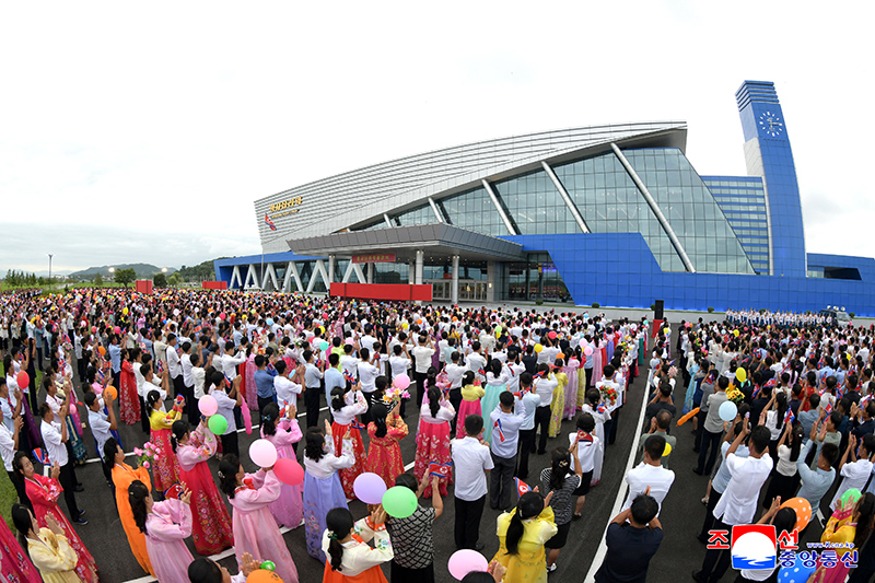 Myongsasimni Railway Station inaugurated at coastal tourist resort